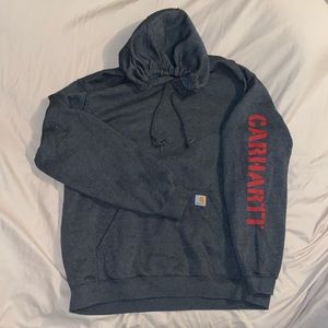 Grey Carhartt Hoodie 2XL